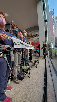 Climate Activists Occupy Wells Fargo Global Headquarters:April 25, 2022